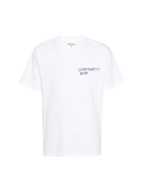 logo-print cotton T-shirt