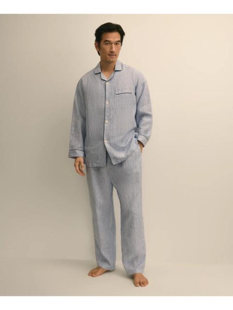Brooks Brothers Linen Pajama Set