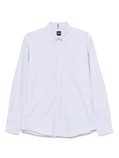 BOSS striped cotton shirt