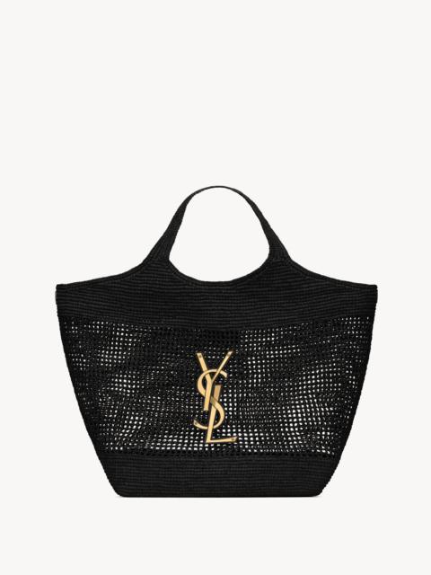 SAINT LAURENT ICARE IN RAFFIA