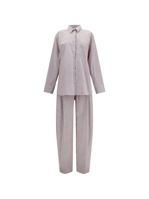 THE ANDAMANE Wendela striped trousers and shirt set