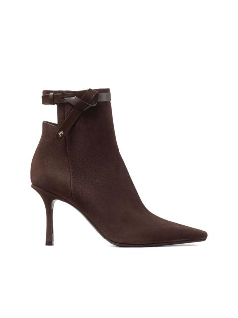 JIMMY CHOO 85mm Camie suede ankle boots