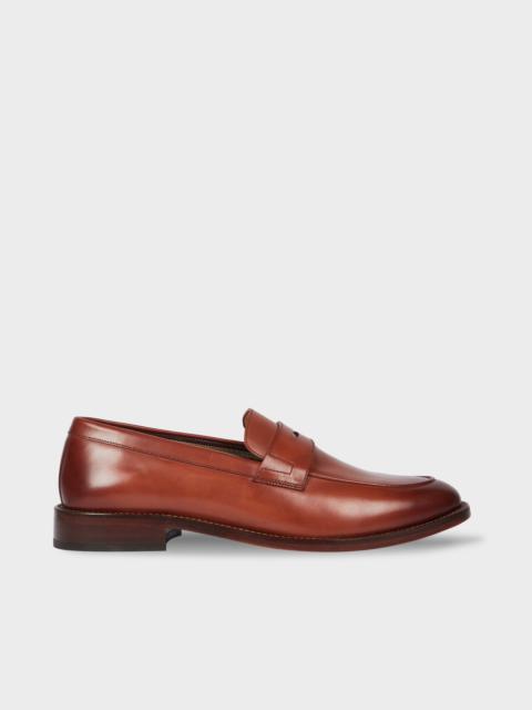 Paul Smith Tan Leather 'Benito' Loafers