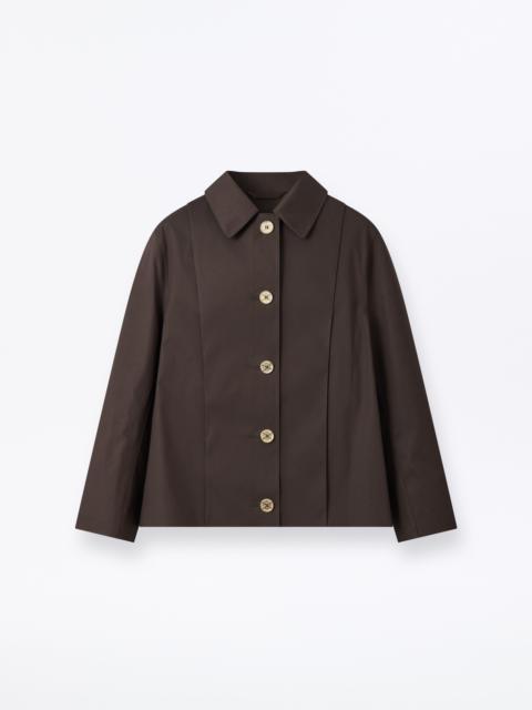 Mackintosh Caban Rubberised Coat with Cashmere Waistcoat