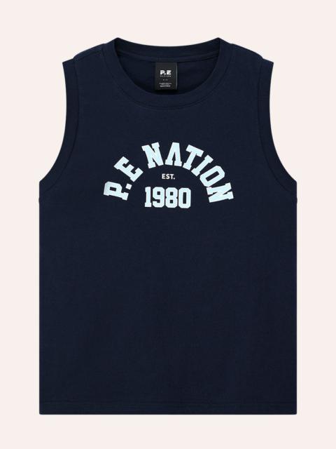 P.E NATION ESTABLISHED TANK IN DARK NAVY