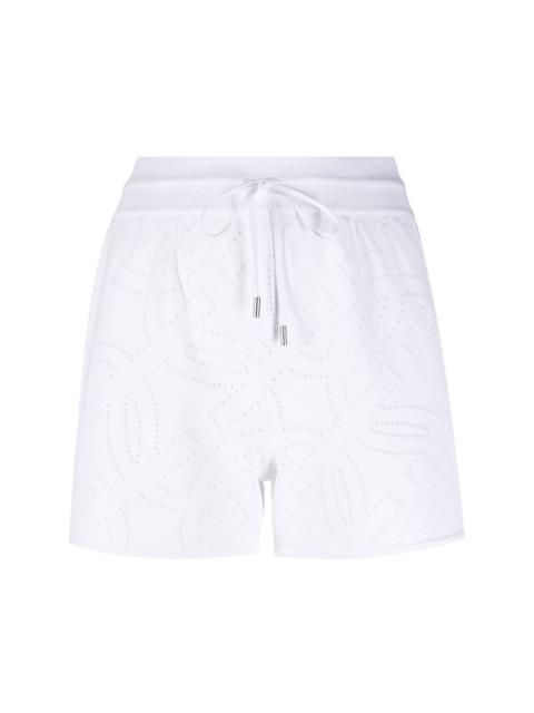 FERRAGAMO Gancio-perforated shorts