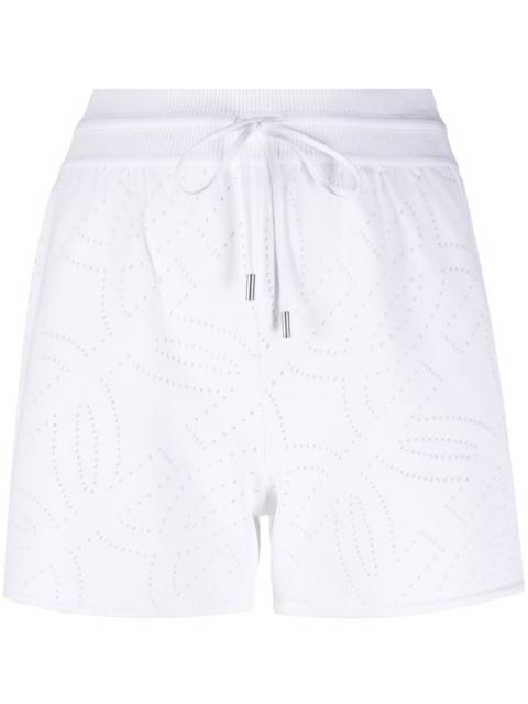 FERRAGAMO Gancio-perforated shorts