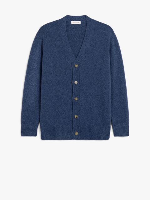 Mackintosh STOCKHOLM DARK BLUE MERINO WOOL & CASHMERE CARDIGAN