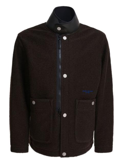 Stone Island embroidered-logo jacket