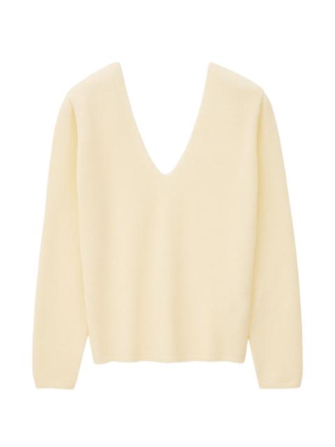 ba&sh Sollene V-neck knitted top