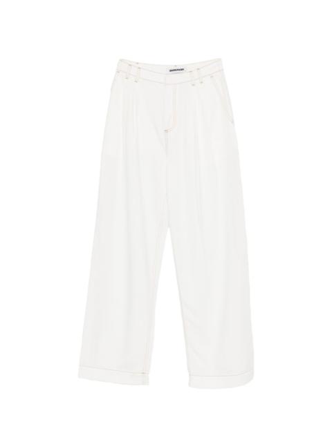DARKPARK contrast stitch trousers
