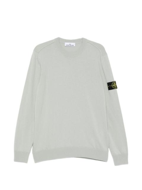 Stone Island logo-patch sweater