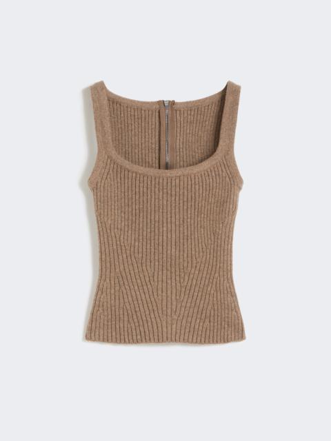 Max Mara ARETUSA1234 Wool and cashmere yarn top