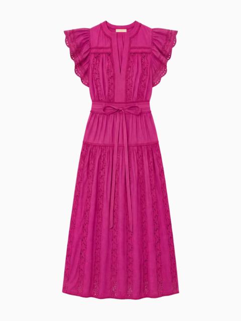 ULLA JOHNSON Elvira Short Sleeve Cotton Dress