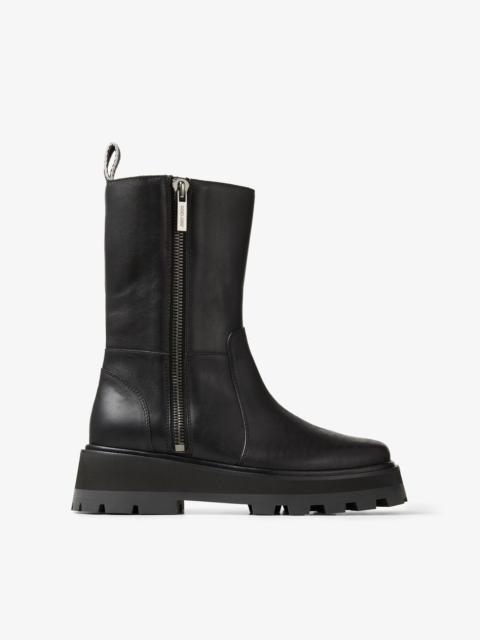 JIMMY CHOO Bayu Flat
Black Soft Nappa Leather Boots