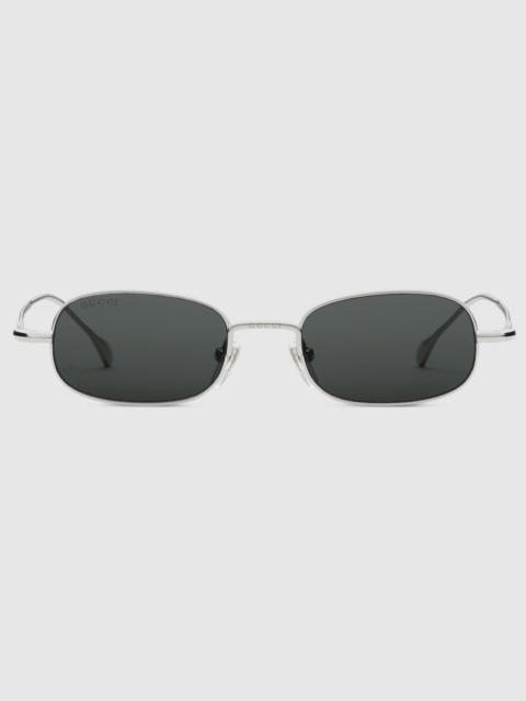 Rectangular frame sunglasses
