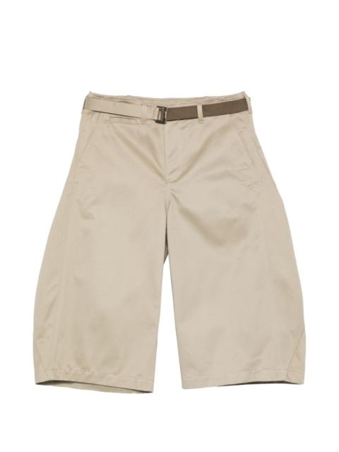 sacai belted trousers