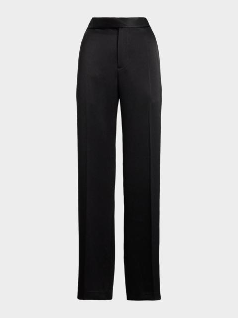 Polo Ralph Lauren Satin Relaxed Straight Pant