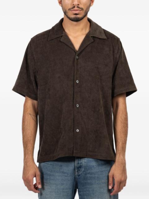 SIMKHAI Dane corduroy-buttoned shirt