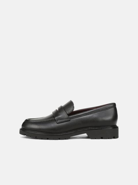 Vince Siena Leather Lug-Sole Loafer