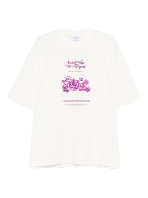 VETEMENTS printed T-shirt