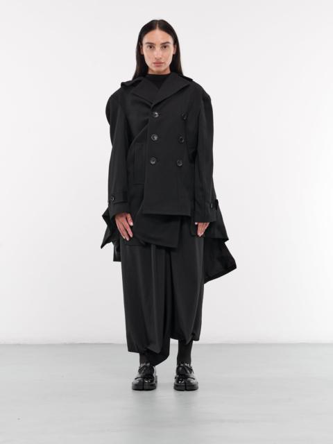 Asymmetric Draped Coat