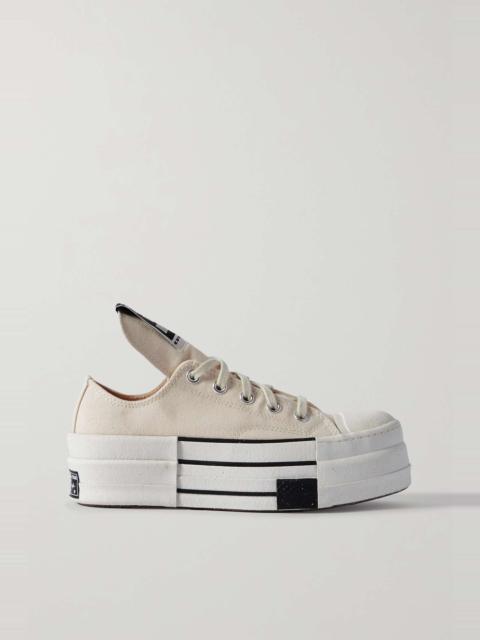 Converse + Converse + DRKSHDW TURBODRK OX canvas sneakers