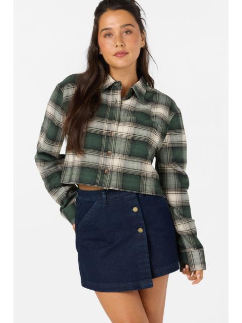 O'Neill Pippa Sleeve Crop Flannel