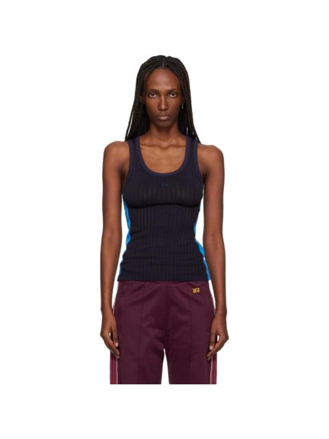 WALES BONNER Navy 'The Aria' Tank Top