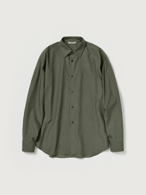 AURALEE WASHED FINX TWILL SHIRT