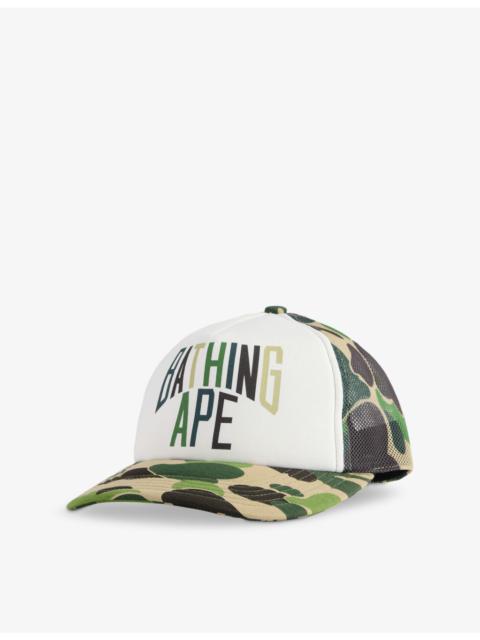 A BATHING APE® Camo NYC Woven Baseball Cap