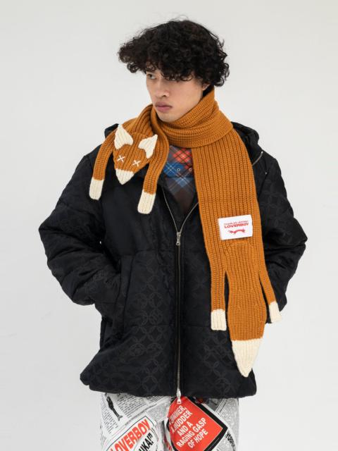 CHARLES JEFFREY LOVERBOY FOX ANIMAL SCARF