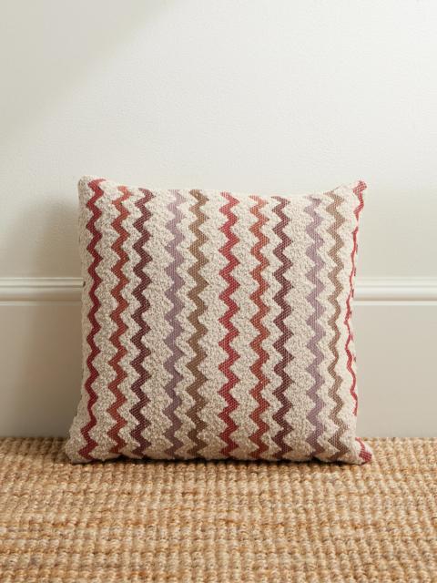 Missoni Capri Striped Bouclé Cushion