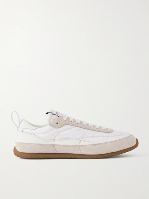 Alexander McQueen EC1 Nylon, Suede and Leather Sneakers
