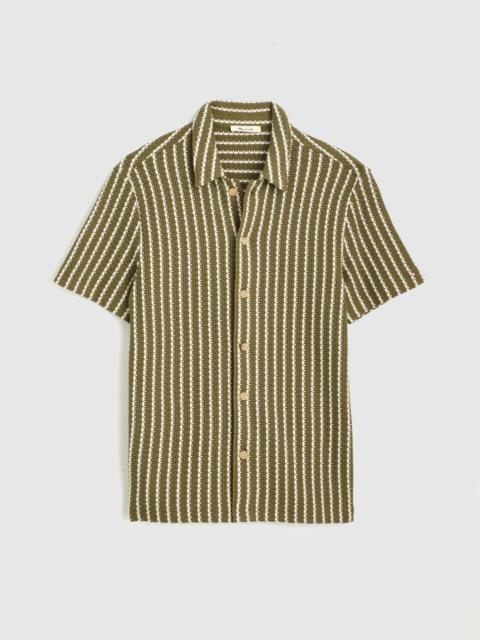 Madewell Textured-Knit Short-Sleeve Shirt