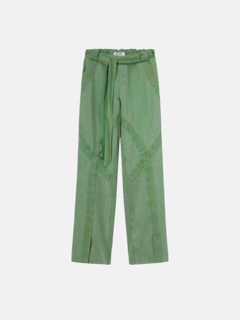THE ATTICO LIGHT GREEN LONG PANT