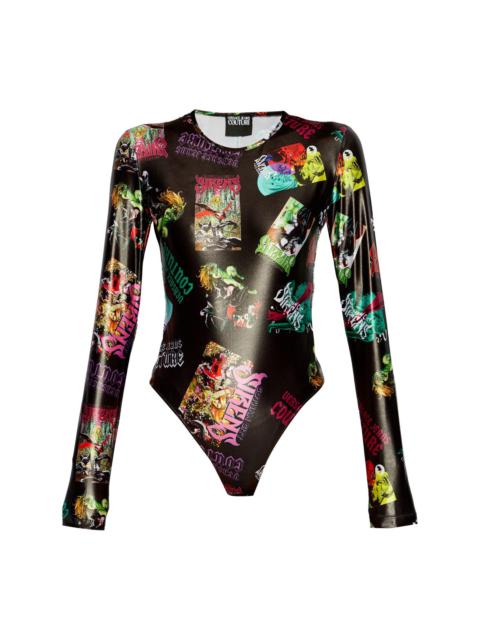 graphic-print bodysuit