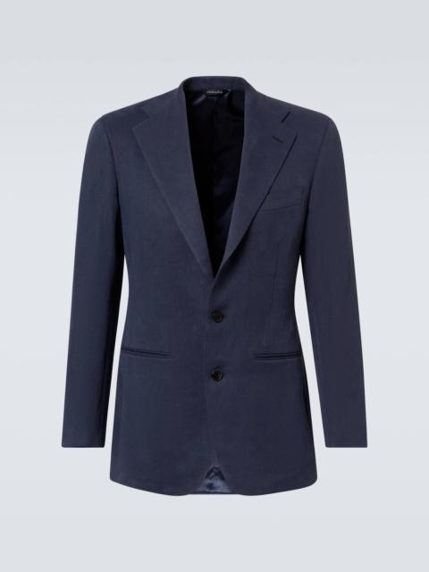 SAMAN AMEL Linen blazer