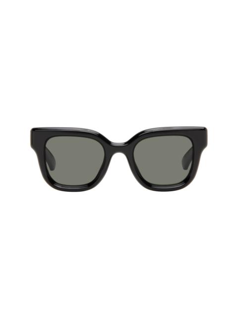 GUCCI Black Round Frame Sunglasses