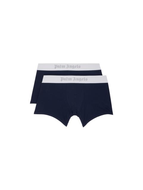 Palm Angels Two-Pack Navy Boxers