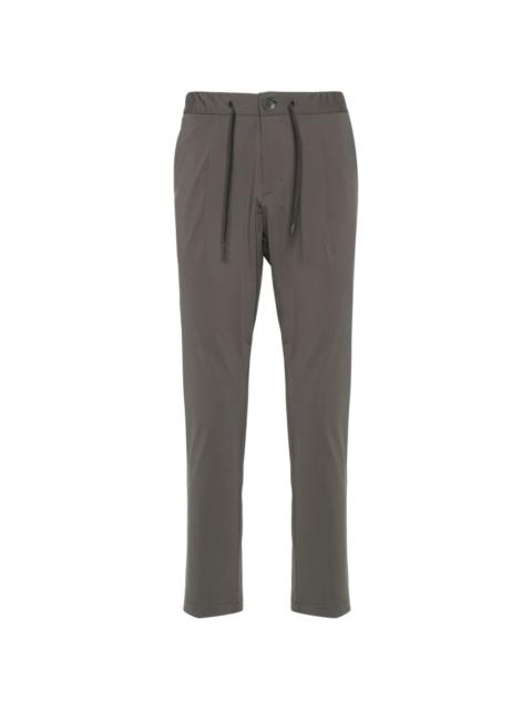 pleated tapered trousers