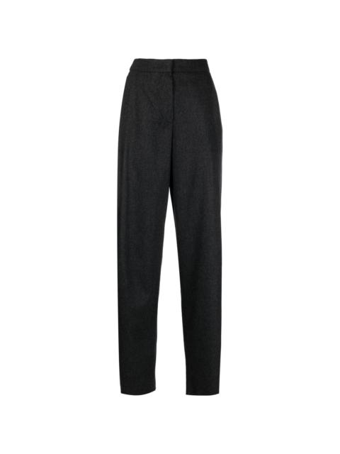 tapered-leg trousers