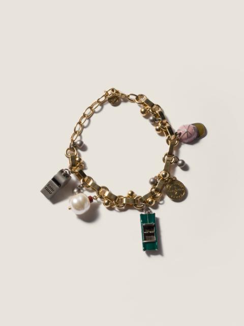Miu Miu Metal charm bracelet