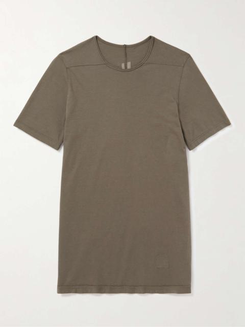 Rick Owens DRKSHDW Level Webbing-Trimmed Panelled Cotton-Jersey T-Shirt