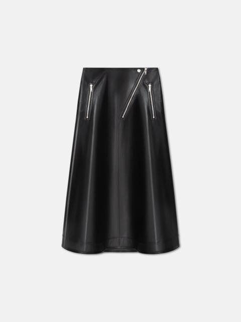 Nanushka Regenerated Leather Midi Skirt
