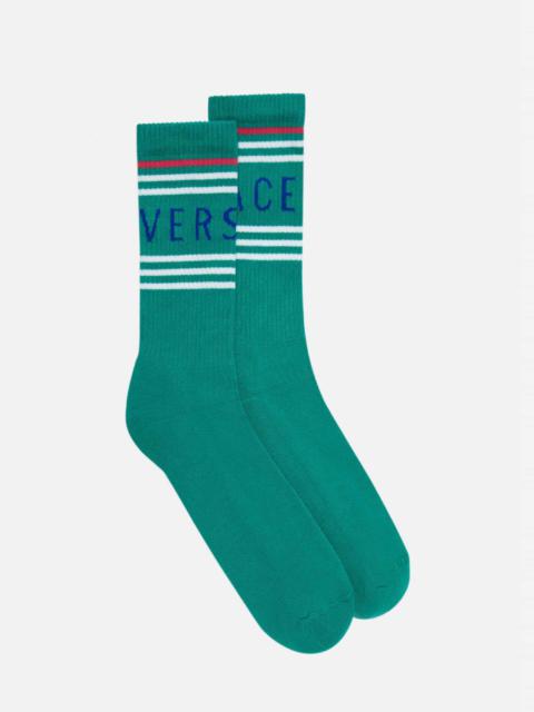 VERSACE Logo Socks