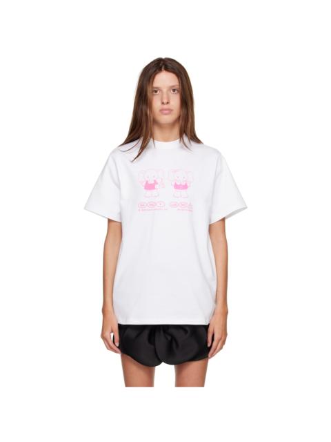 SANDY LIANG White Peanut Boxy T-shirt