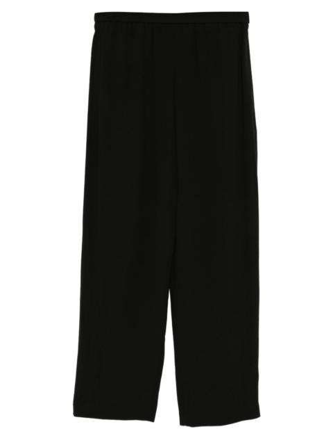 Theory pleated wide-leg trousers