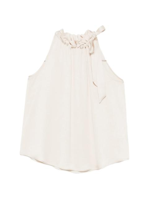 PESERICO Peserico Ruffled Tie Blouse