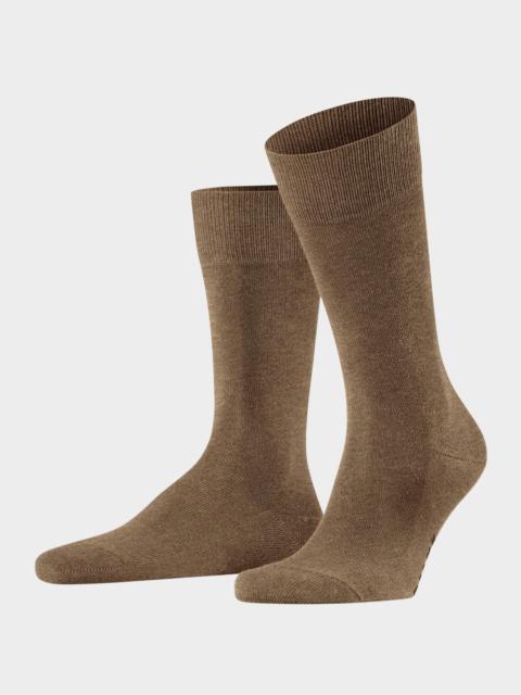 FALKE Men's Family Cotton Mid-Calf Socks